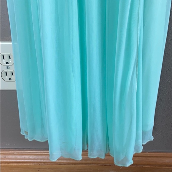 Windsor Mint Green Floor Length Prom Dress - Picture 5 of 7